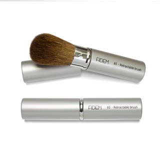Pennello richiudibile 0085 con setole naturali FIDEM trucco linea farmacia